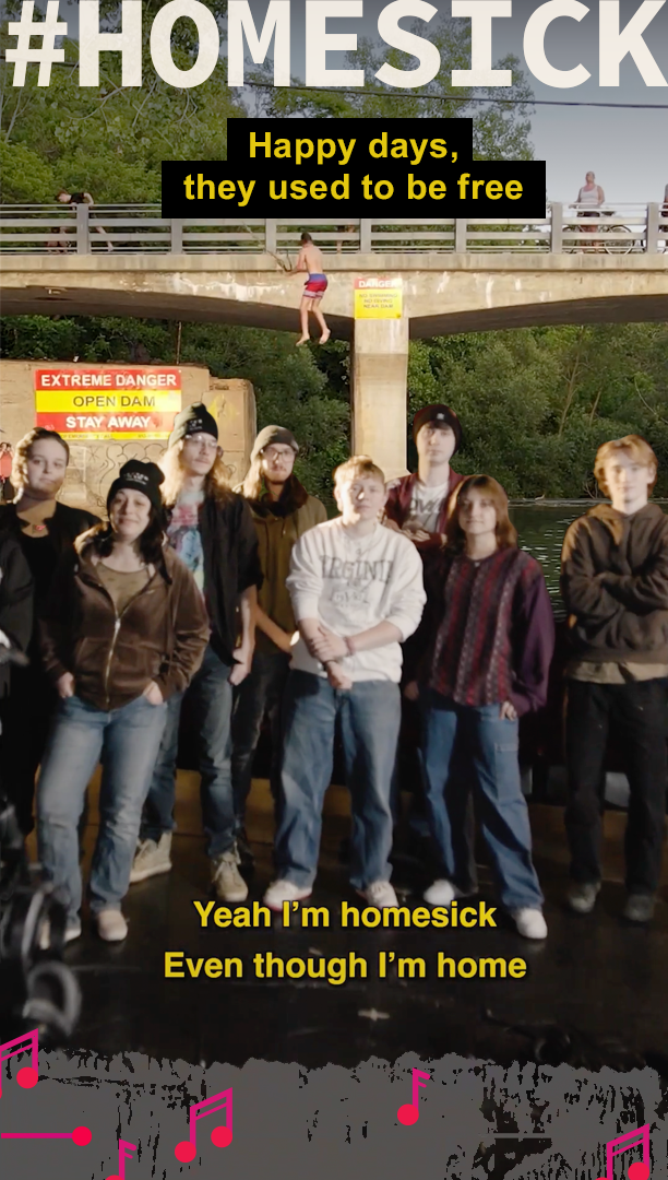 Homesick: remember how things used to be? Happy days, they used to be free. Yeah I’m homesick even though I’m home.